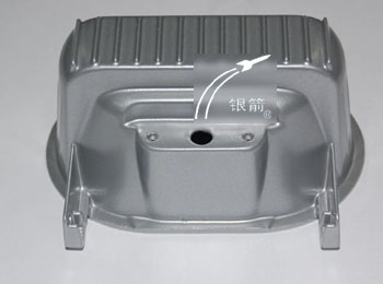 汽車摩托車發動機殼，經噴涂銀粉漆防腐后，大大延長使用壽命