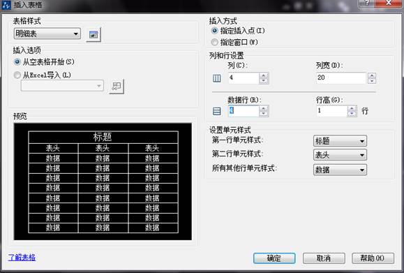 表格的創(chuàng)建、調整與文字的編輯