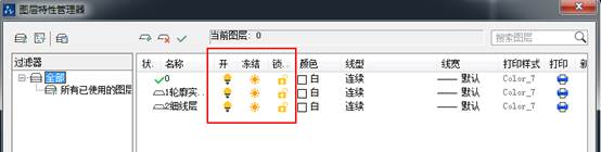 圖層管理器中關(guān)閉圖層與凍結(jié)圖層的區(qū)別是哪些？