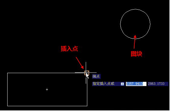 在CAD中插入點(diǎn)離圖塊遠(yuǎn)怎么辦？