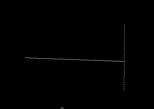 CAD中如何使用延伸直線(xiàn)命令